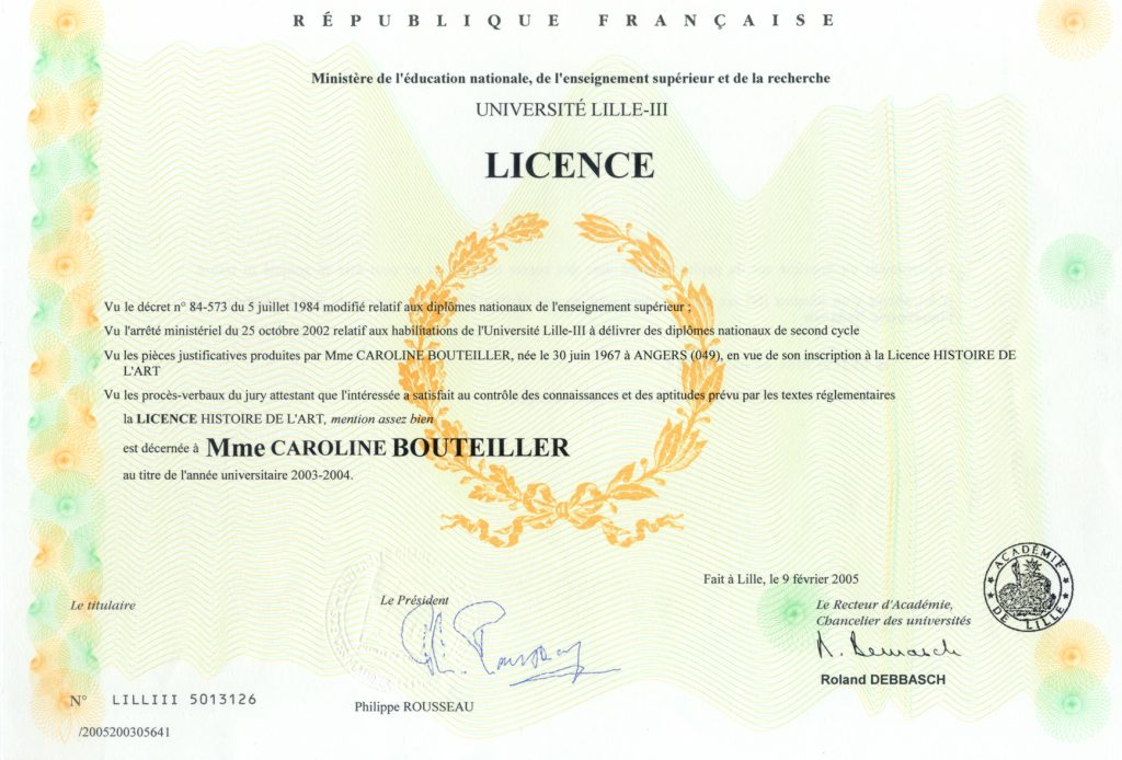 DEUG / Licence Histoire de l&rsquo;Art et Archéologie